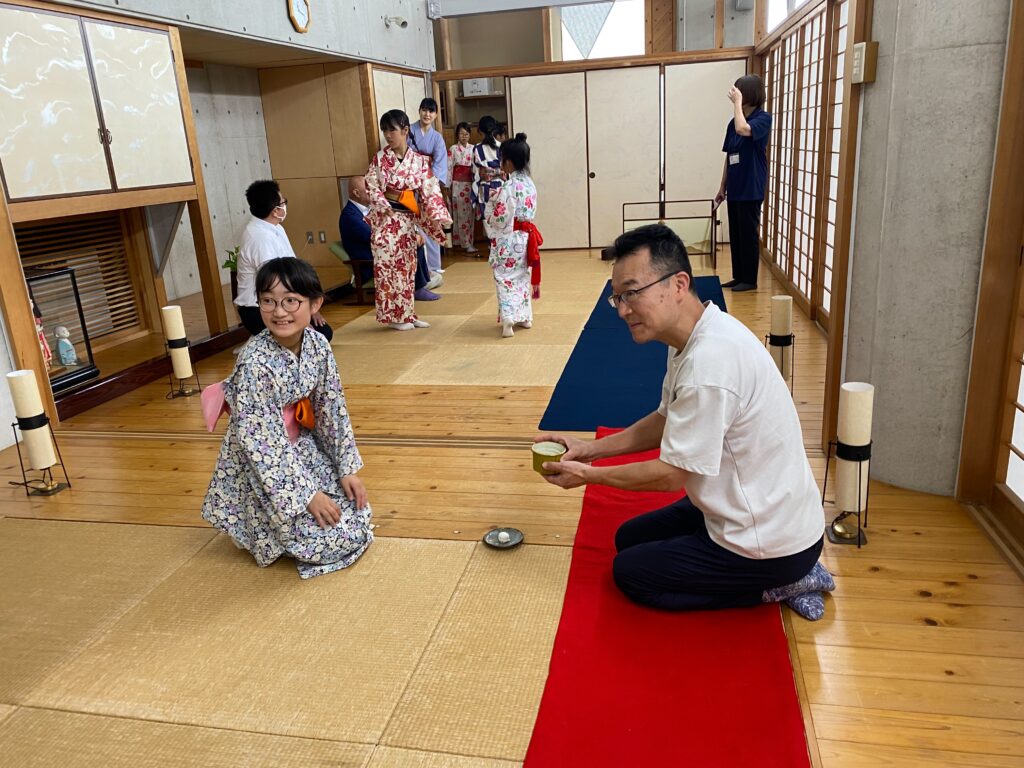 お抹茶のおもてなし